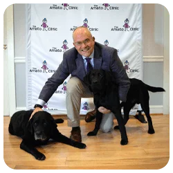 Chiropractor Staunton VA Michael Amato With Dogs