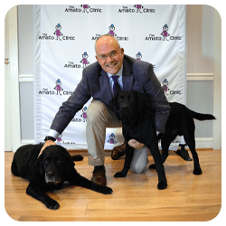 Chiropractor Waynesboro VA Michael Amato With Dogs